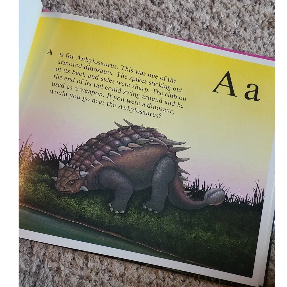 The Dinosaur Alphabet Book Jerry Pallotta Ralph Masiello Hardcover Kids Book